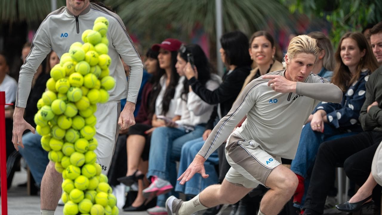 Fashion is serving at Australian Open runway show