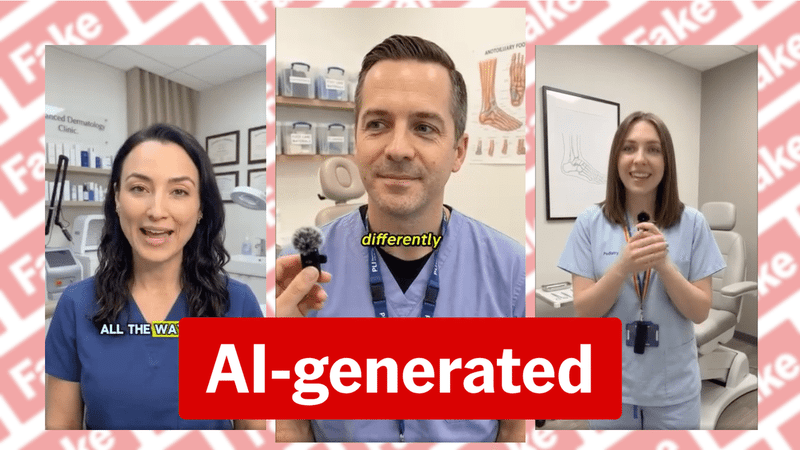 Fake AI doctors used to promote one-star antifungal treatment