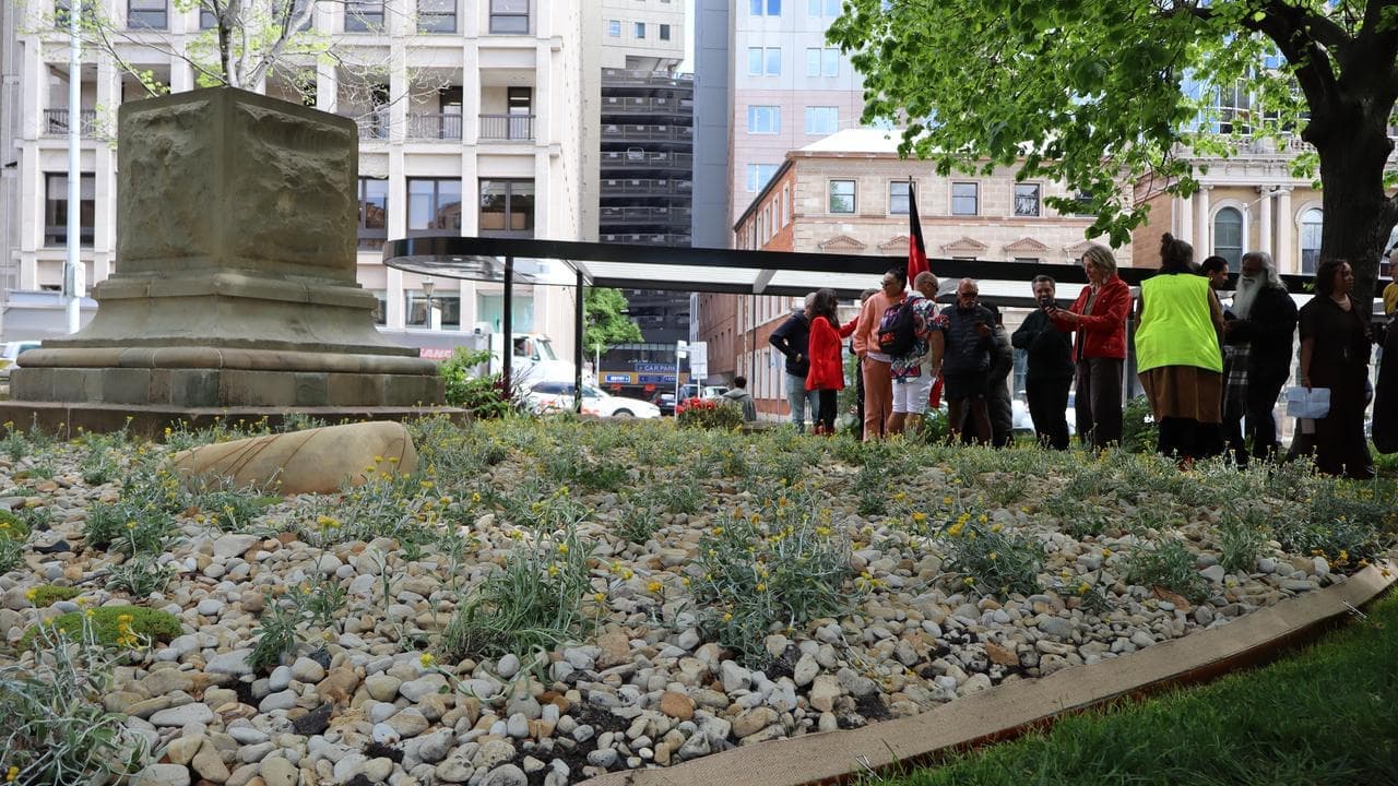 Toppled statue site circles in on hard colonial history