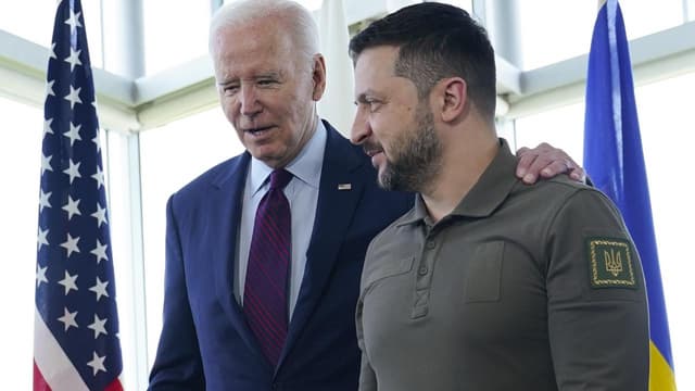 Leaders at G7 summit offer Ukraine long-term support