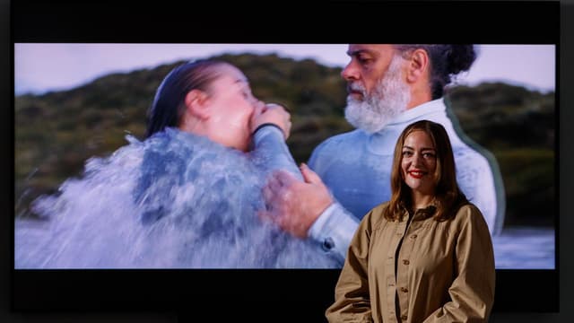 Artist dunked in freezing water wins Ramsay Prize
