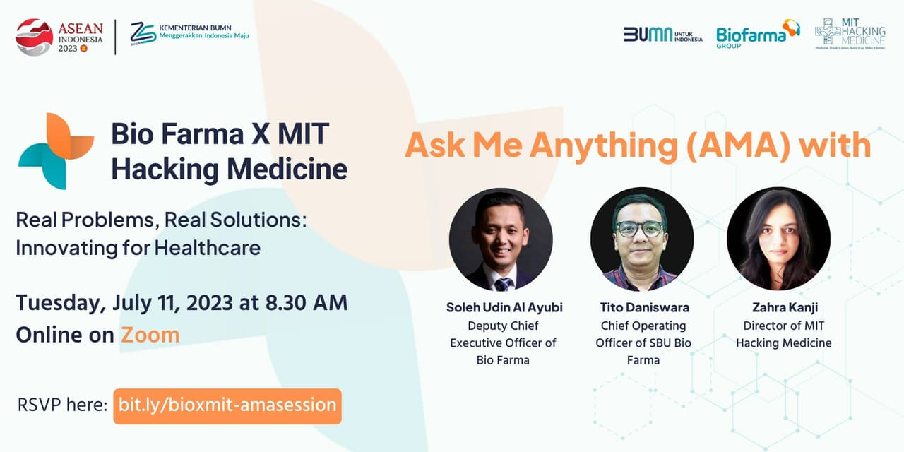 Calling Bright Minds in Southeast Asia, Bio Farma and MIT Hacking Medicine is Set to Revolutionize Healthcare with a 4-Day Hackathon