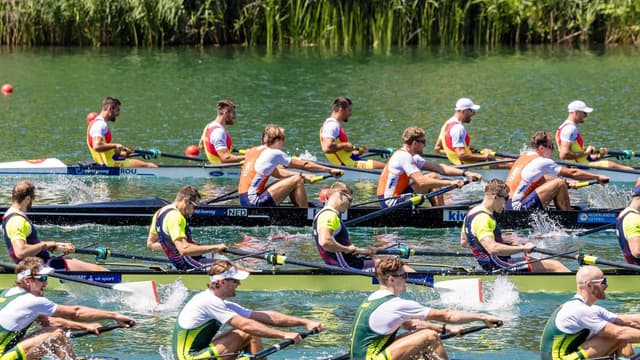 Australian mens rowing eight win first gold since 1986