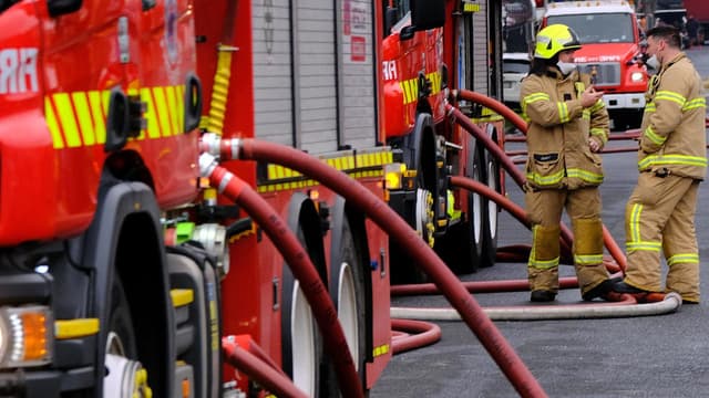 Firefighters battle Sydney industrial blaze