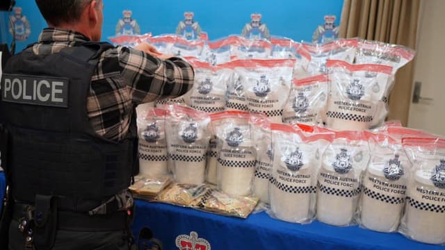 Millions in drugs found in tradie van parked in suburbs