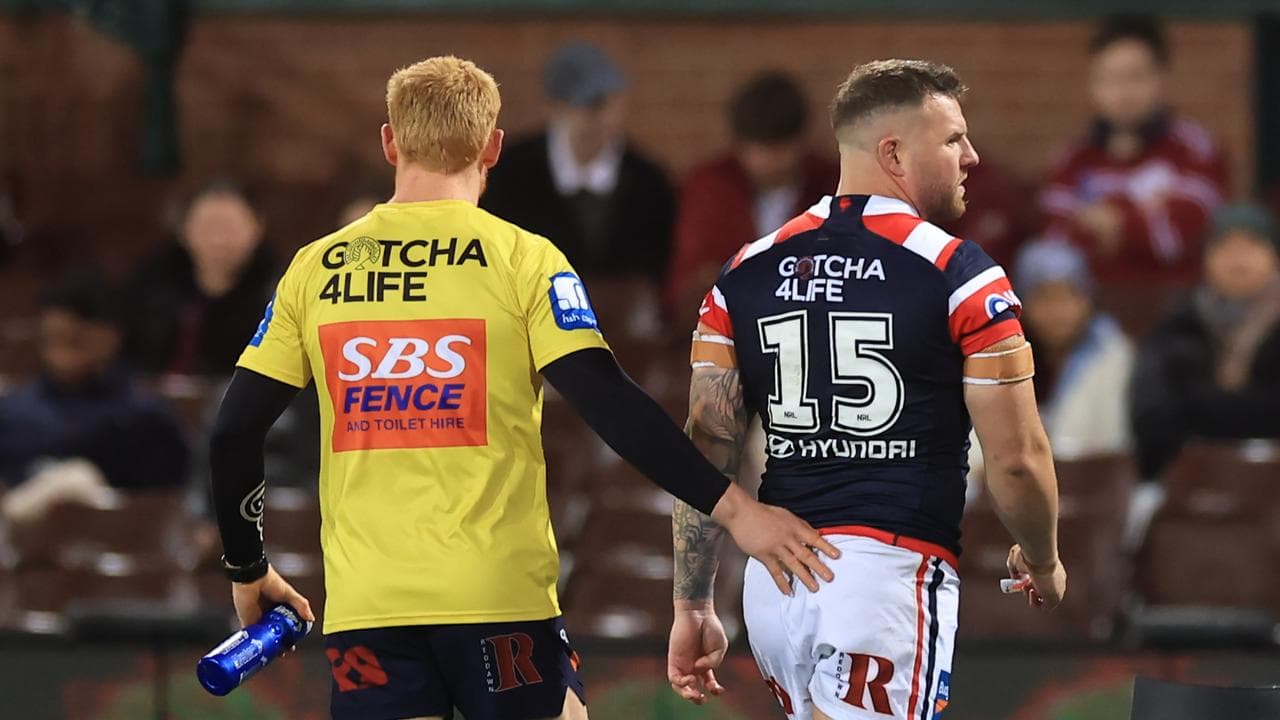 Brown cops one week for send-off that riled Roosters