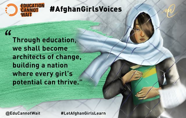 Two Years On: Afghan Girls' Call for their Right to Education Rings Out Louder Than Ever