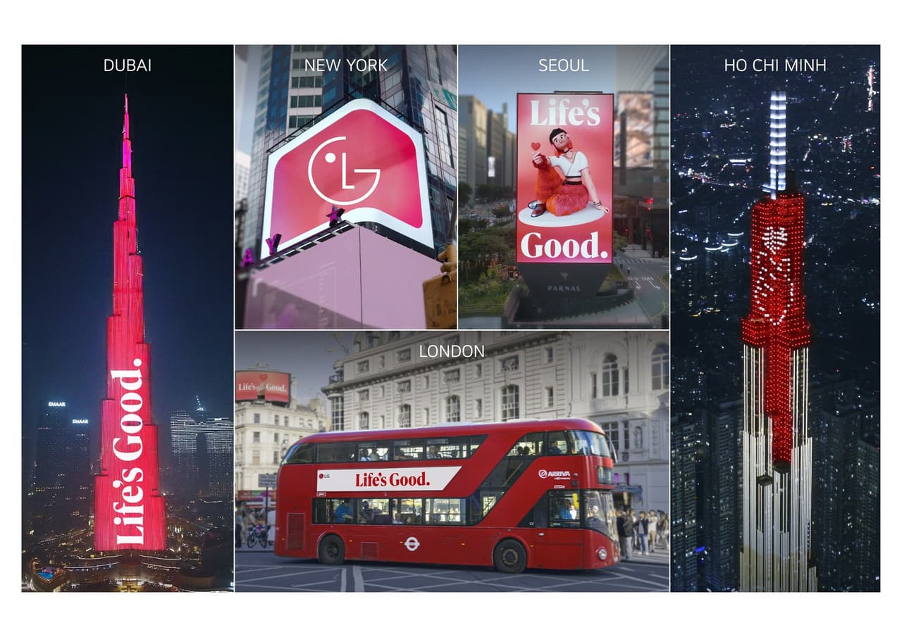 LG LAUNCHES 'LIFE'S GOOD' CAMPAIGN, SPREADING A MESSAGE OF OPTIMISM TO CUSTOMERS WORLDWIDE