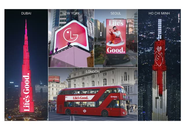 LG LAUNCHES 'LIFE'S GOOD' CAMPAIGN, SPREADING A MESSAGE OF OPTIMISM TO CUSTOMERS WORLDWIDE
