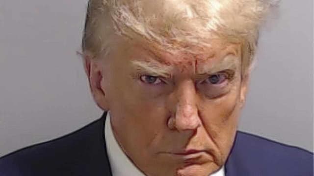 Trump's mugshot released after booking in Atlanta