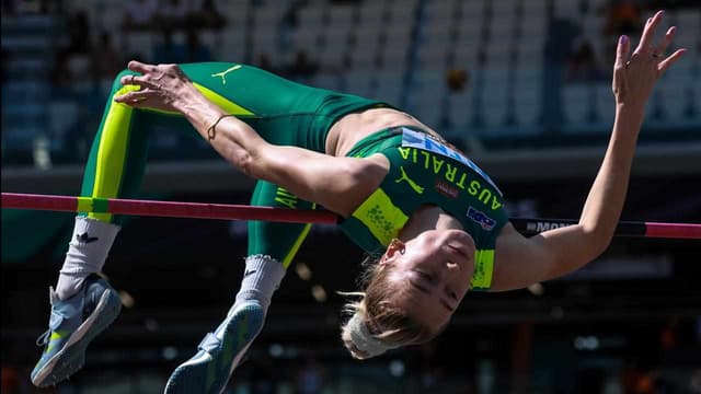 Patterson, Olyslagers through to world high jump final