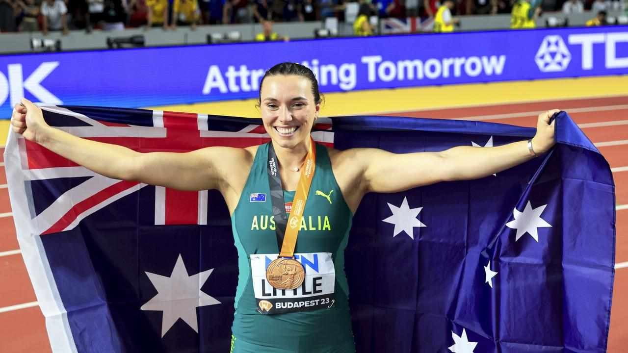 Mackenzie Little claims javelin bronze in Budapest