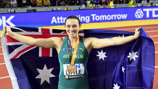 Mackenzie Little claims javelin bronze in Budapest