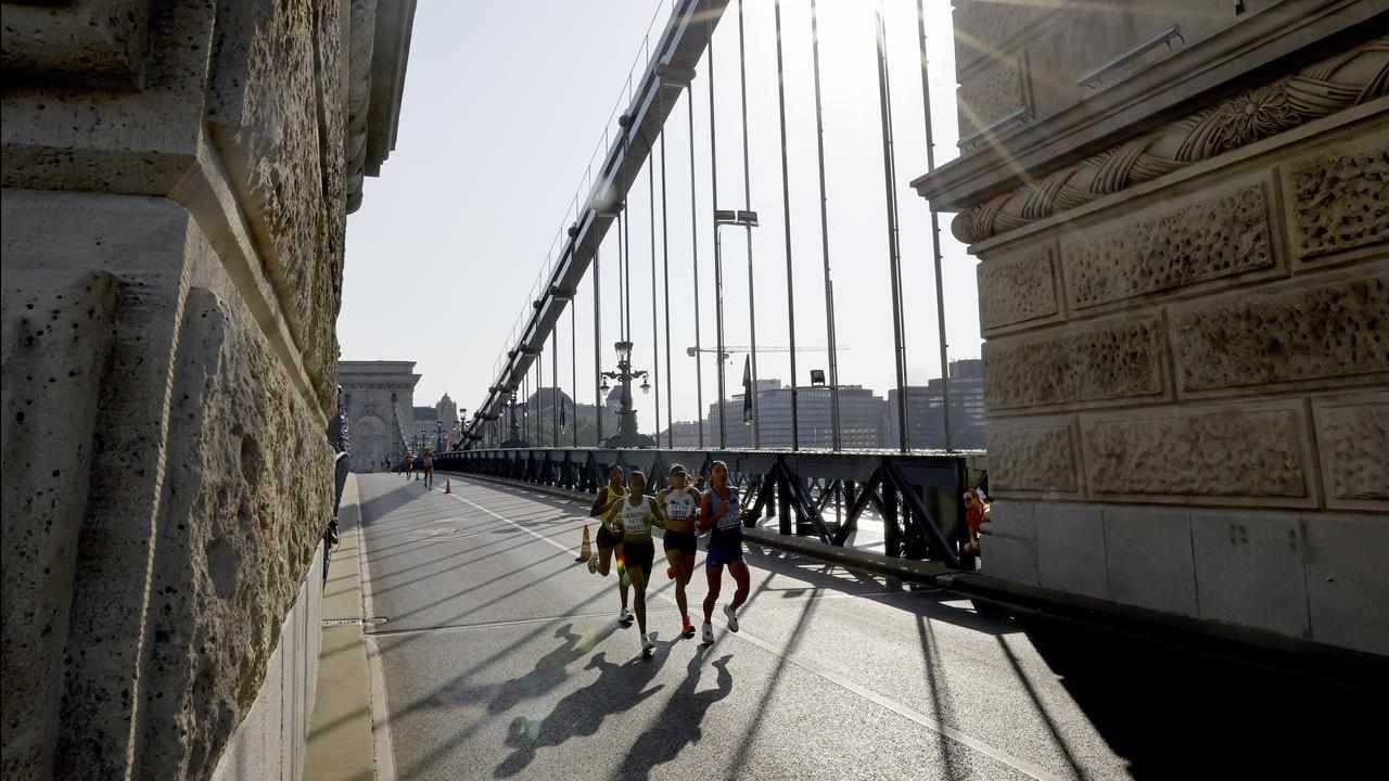 Lisa Weightman the first Aussie home in marathon