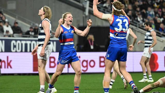 Bulldogs' finals hopes alive after gritty win over Cats