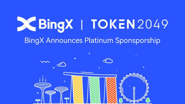 BingX Announced as Platinum Sponsor for TOKEN2049 Singapore