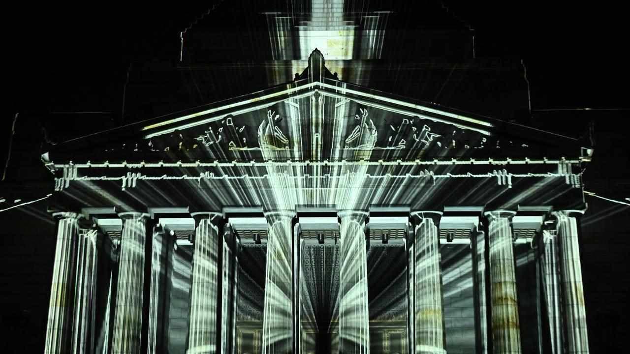 Projection premiere lights up Shrine of Remembrance