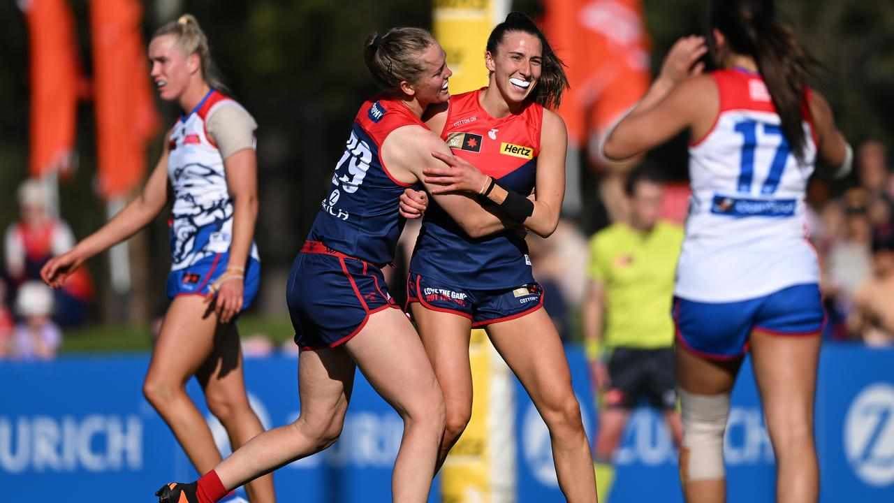 Dees outclass Bulldogs to maintain unbeaten AFLW start