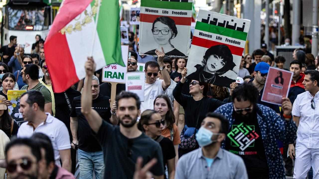 Thousands rally on anniversary of Iranian crackdown