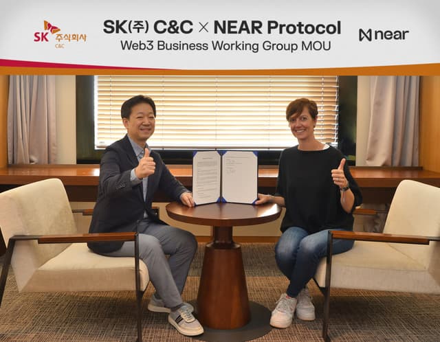 NEAR Foundation - SK Inc. C&C: Leading the Web3 Industry through its First Mainnet Strategic Business Partnership