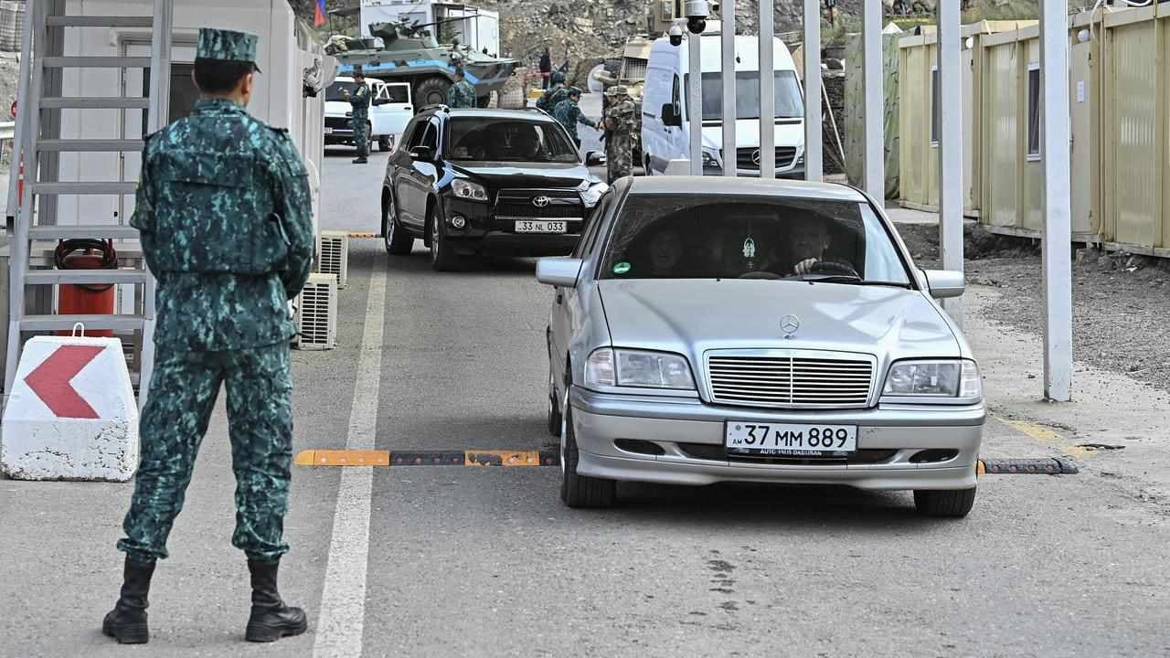 Ethnic Armenians flee Karabakh after region's defeat