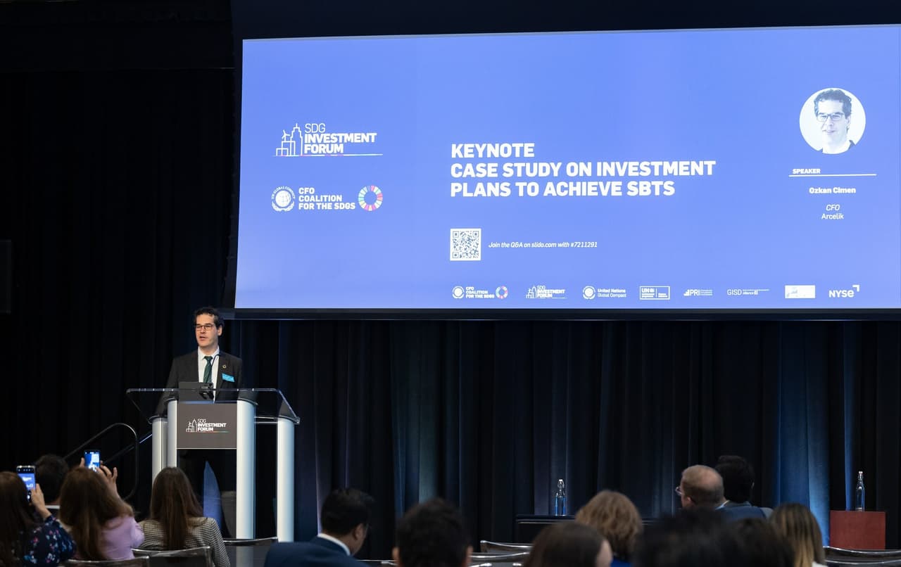 Arçelik showcases climate action commitments at UN General Assembly with ambitious sustainable development goals