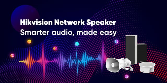 Hikvision announces new audio product line, unveiling range of network speakers