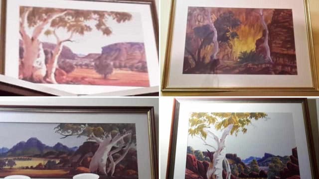 Namatjira paintings stolen from home, police say