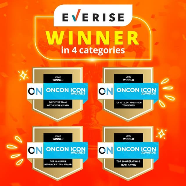 Everise's Executive Leadership Emerges Winner at OnCon Icon Awards 2023