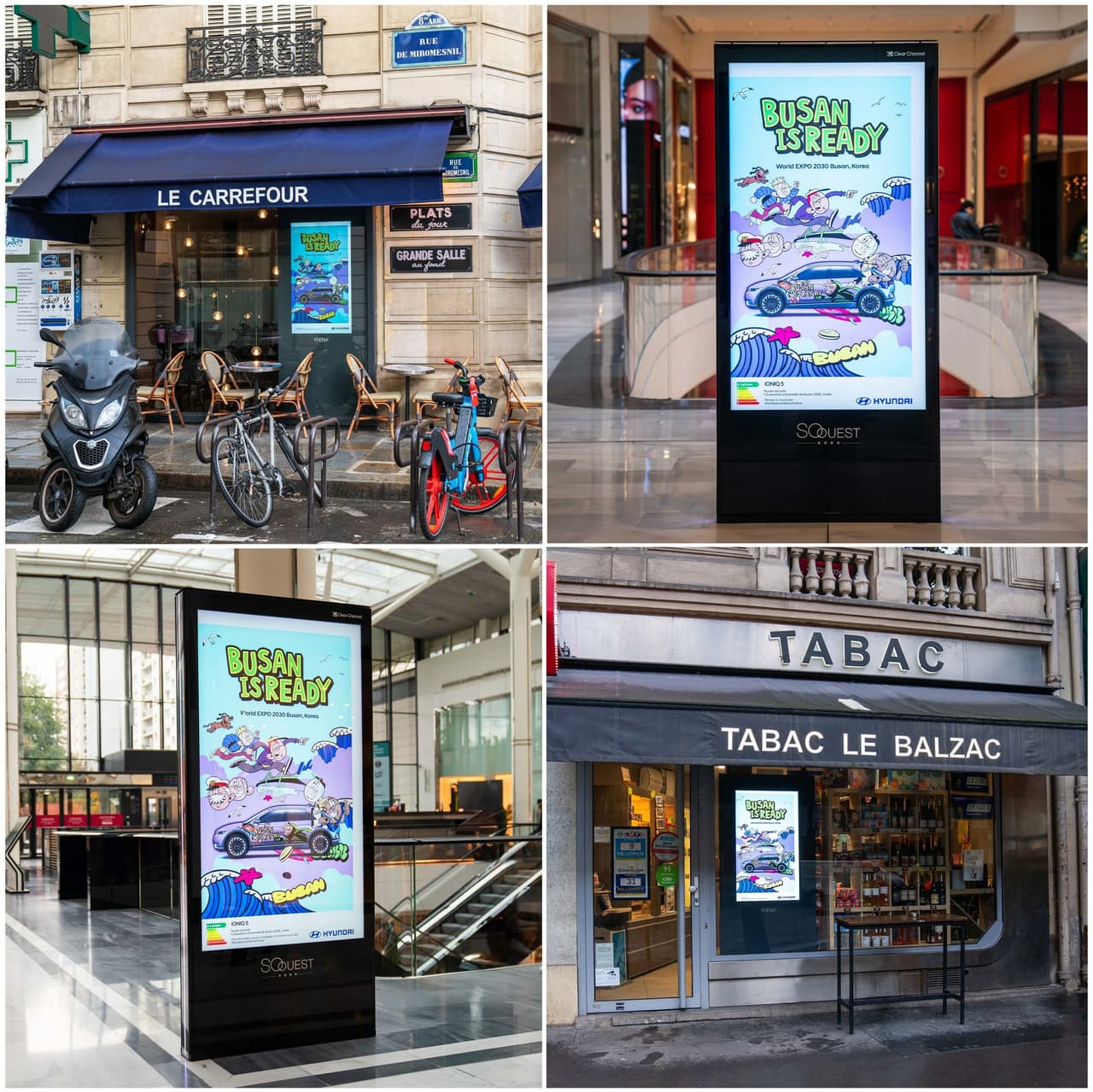 Hyundai Motor Group Draws Attention to Busan's Bid for 2030 World Expo with Large-Scale Outdoor Advertisement in Paris