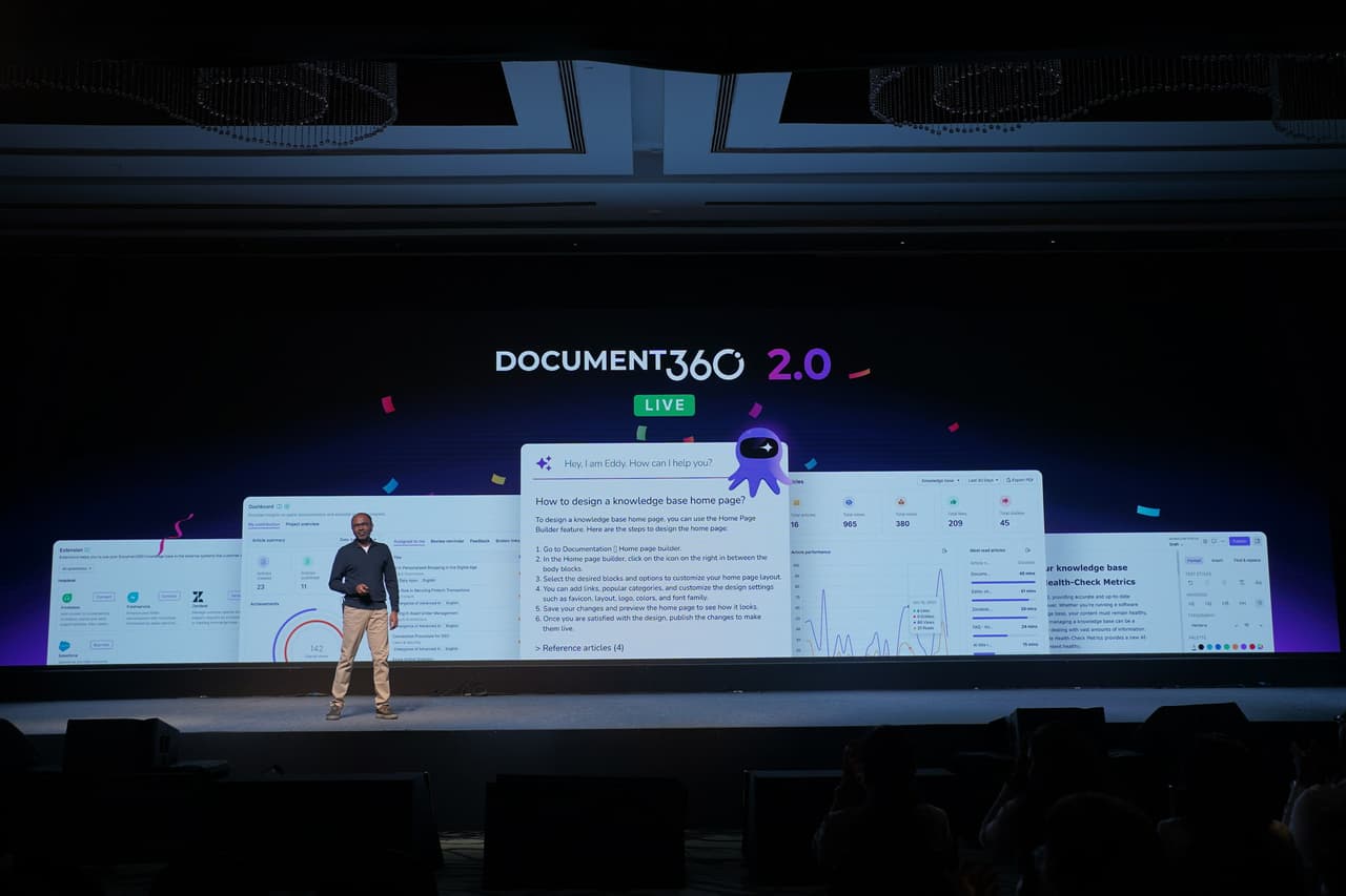 Document360 launches their AI-First Self-Service Knowledge Base