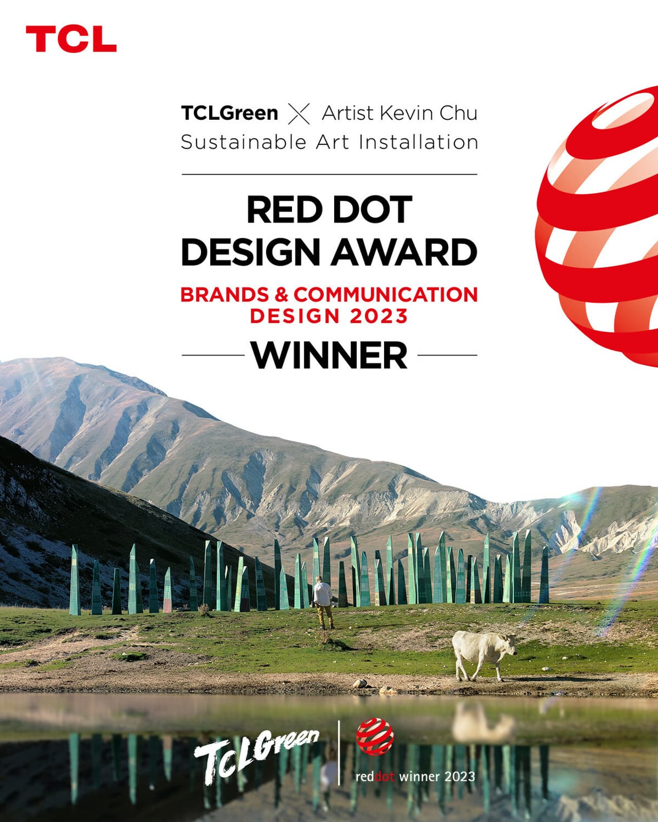 TCLGreen Sustainable Art Installation Wins Prestigious Red Dot Design Award