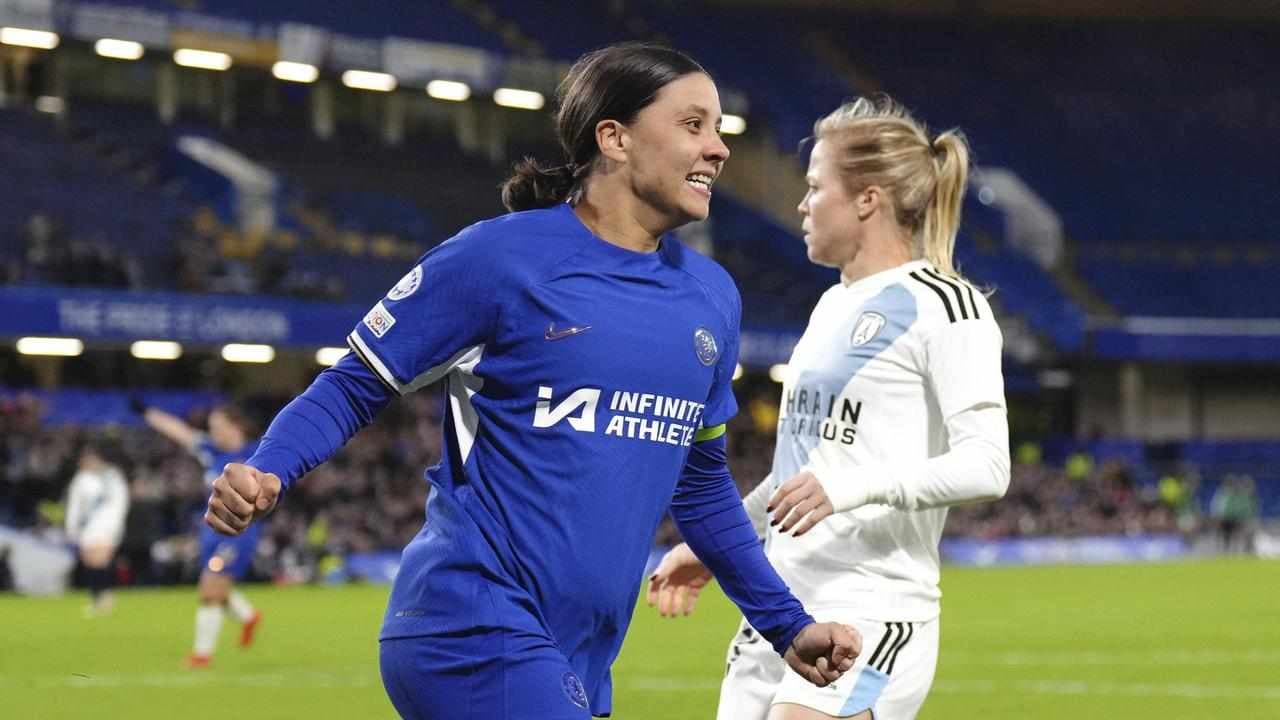 Kerr hat-trick spurs Chelsea to Champions League win