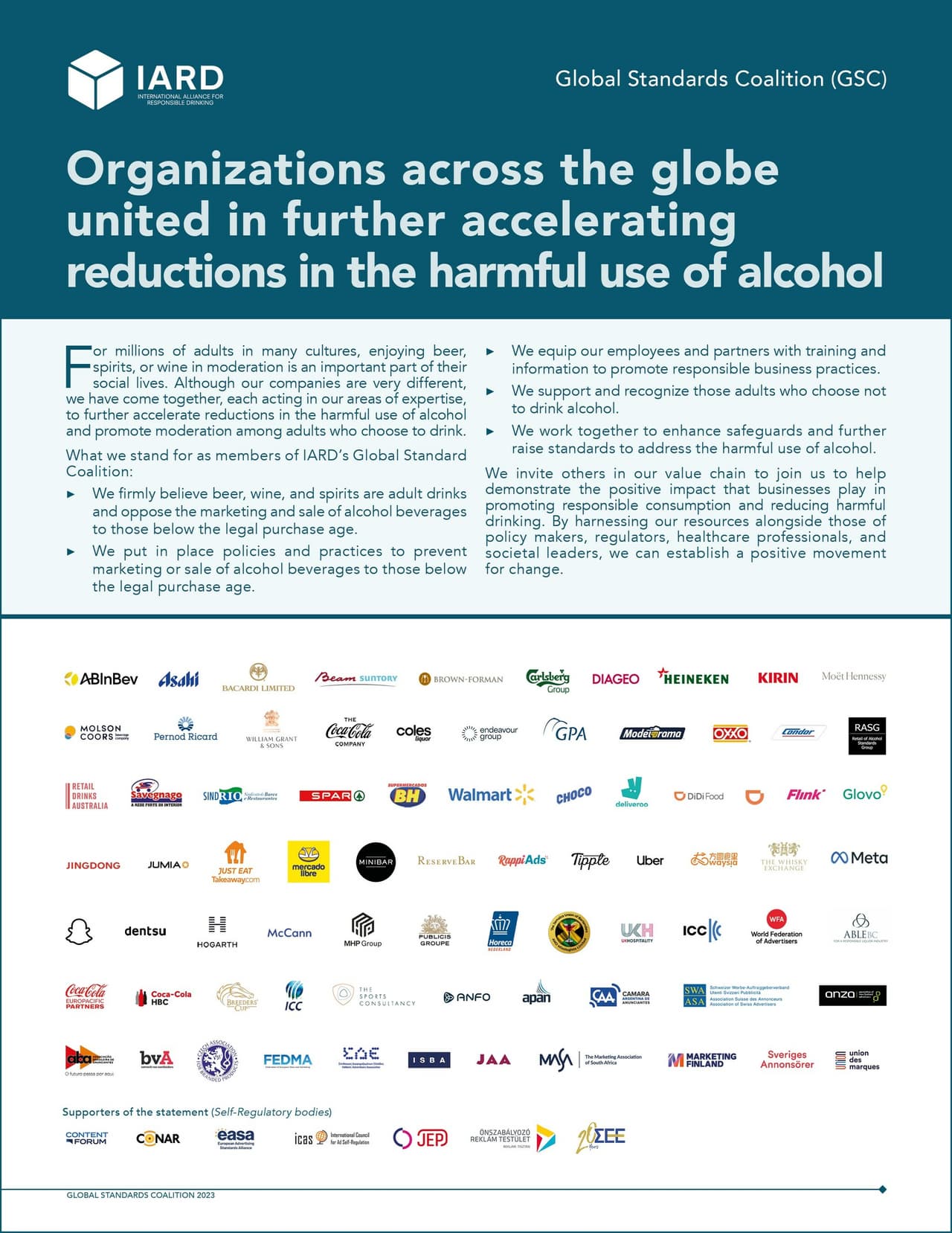 Organizations across the globe united in further accelerating reductions in the harmful use of alcohol