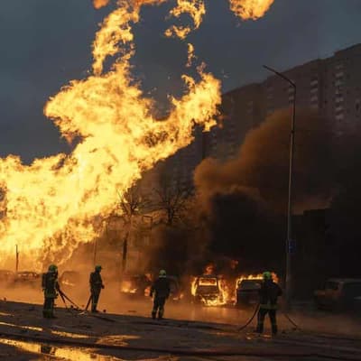 Ukraine says five killed by Russian missiles, drones