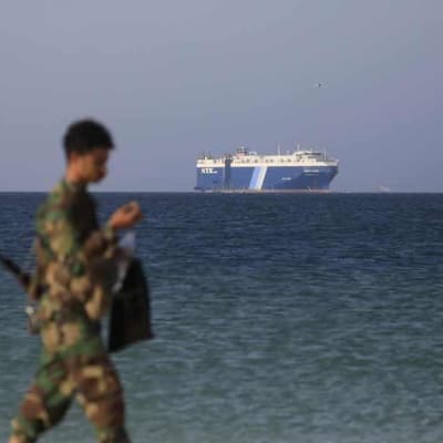 Houthis claim attack on undamaged container ship