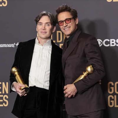 Oppenheimer triumphs at Golden Globes, Barbie eclipsed