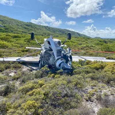 Pilot praised after passengers walk away from crash