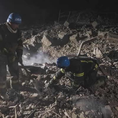 Russia sends dozens of missiles across Ukraine