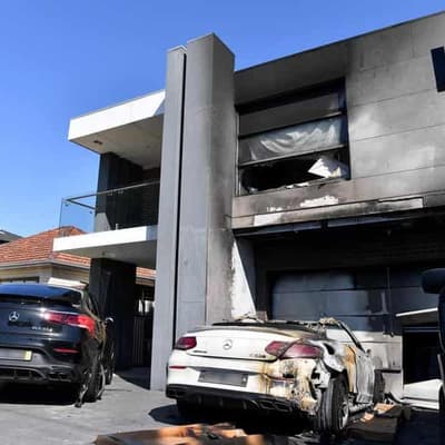 Mercedes set on fire in second hit on Sydney home