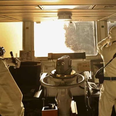 US and UK forces say warships repel attack in Red Sea