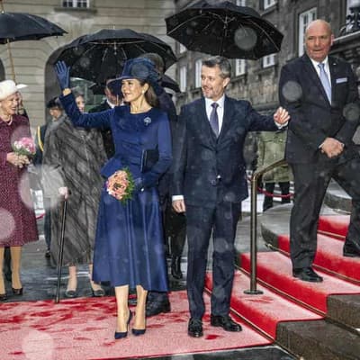 King Frederik X, Queen Mary appear at Danish parliament