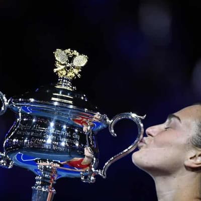 Sabalenka rejoices in shedding her one-slam wonder tag