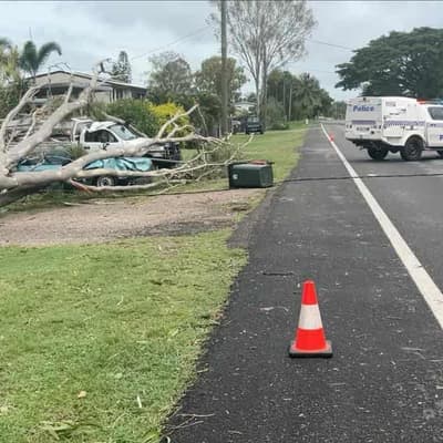 Queensland cops a soaking as ex-cyclone leaves its mark