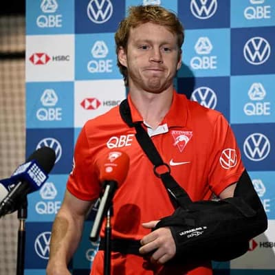 Injured Swans co-captain Mills pushing for quick return