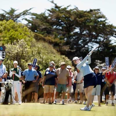 Davidson, Shin tied for Vic Open lead after third round