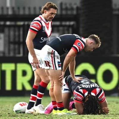 Dom Young taken to hospital after crusher tackle