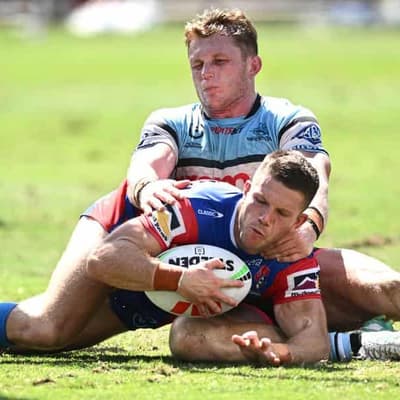 Cogger makes case for Knights' No.6 jersey in trial win