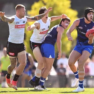 Kangaroos optimistic after impressive Magpies hit-out