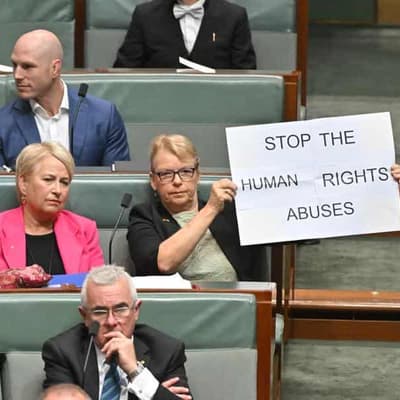 Greens senator censured over Philippines protest